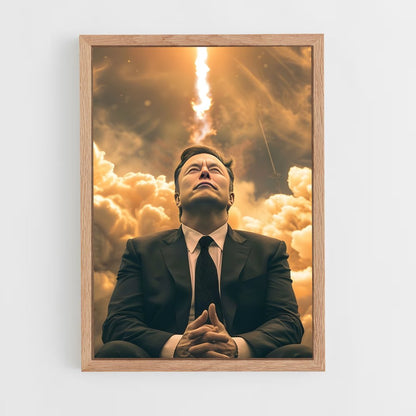 elon-musk-5 cadre Bois clair