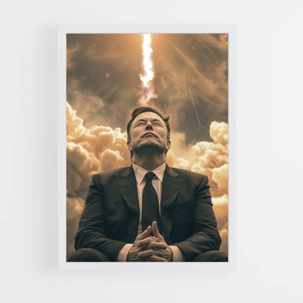 Poster Elon Musk Rocket