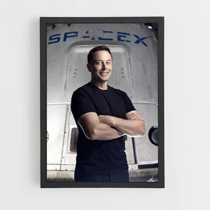 Poster Space X Elon Musk