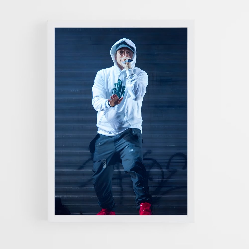 eminem-1 cadre Blanc