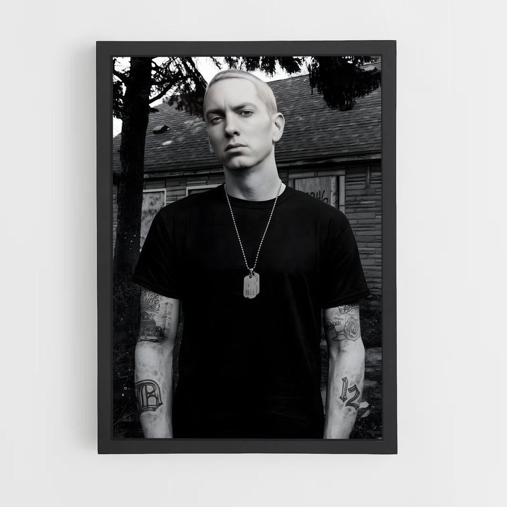eminem-11 cadre Noir