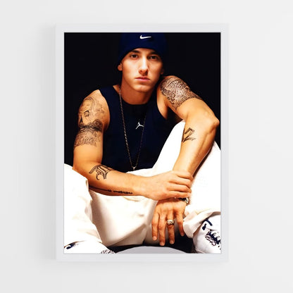 eminem-15 cadre Blanc