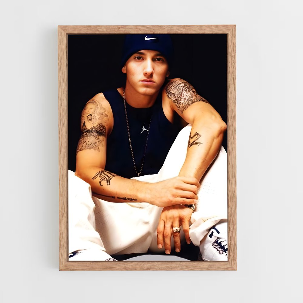 eminem-15 cadre Bois clair
