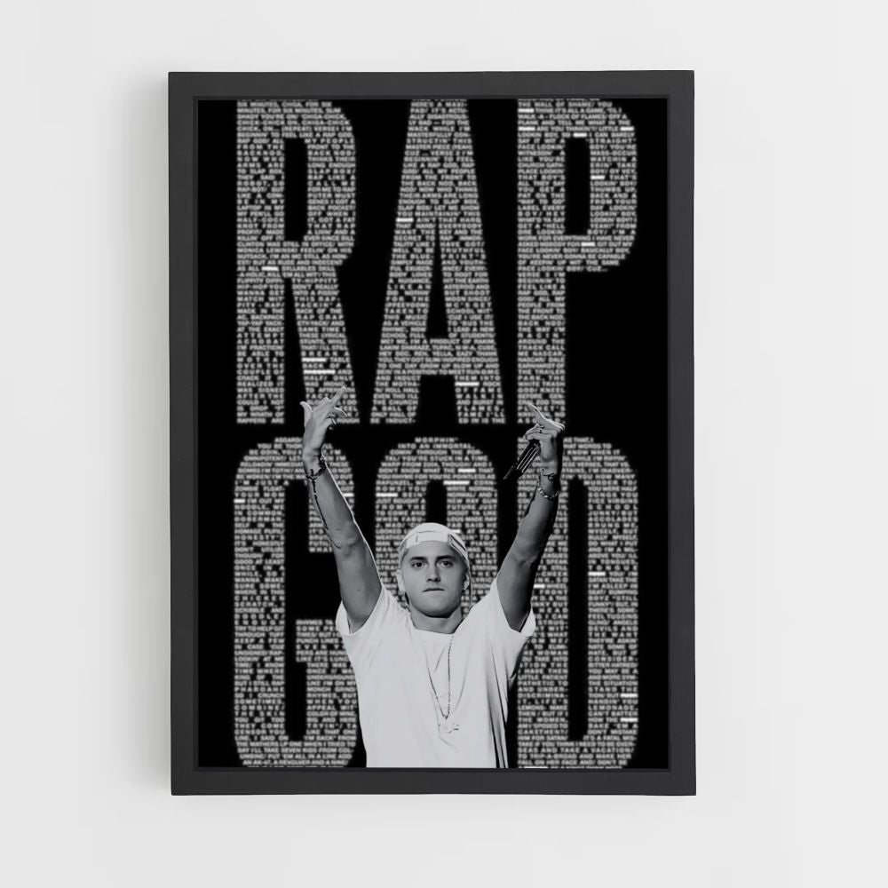 Poster Rap God Eminem