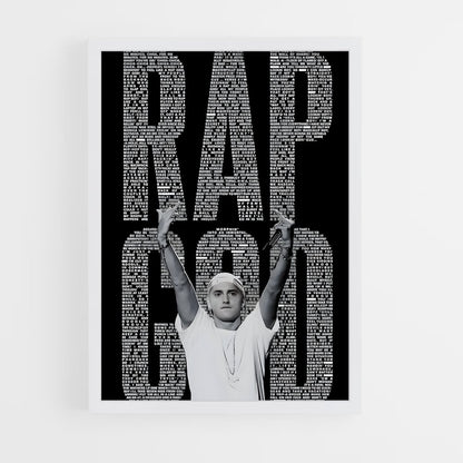 eminem-16 cadre Blanc