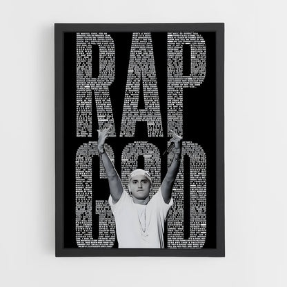 eminem-16 cadre Noir