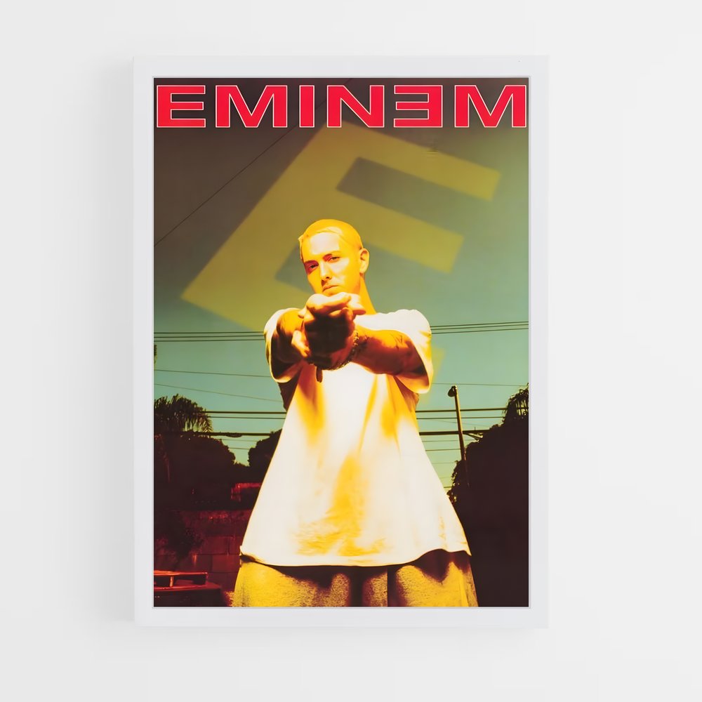 eminem-3 cadre Blanc