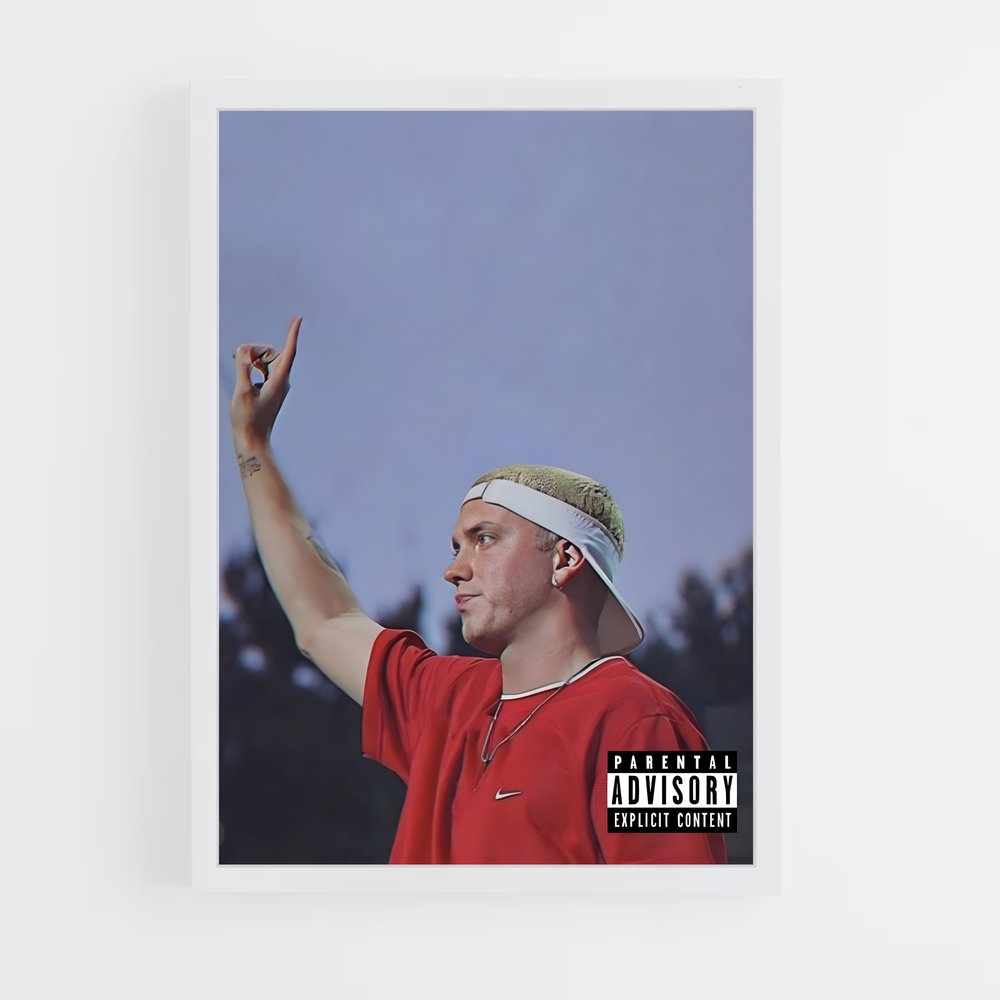 eminem-4 cadre Blanc