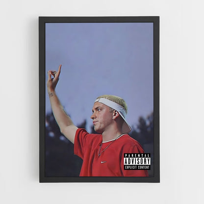 eminem-4 cadre Noir