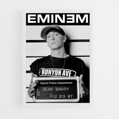 eminem-5 cadre Blanc