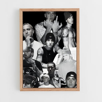 eminem-8 cadre Bois clair
