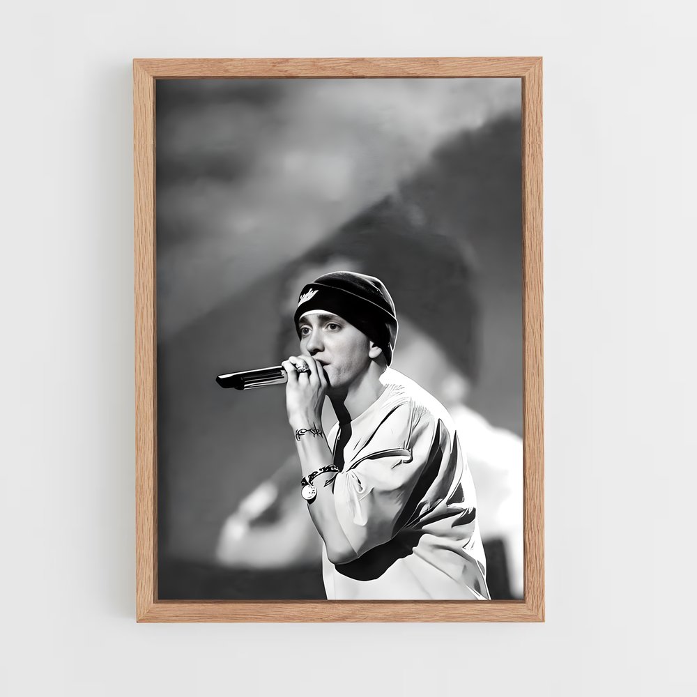 eminem-9 cadre Bois clair