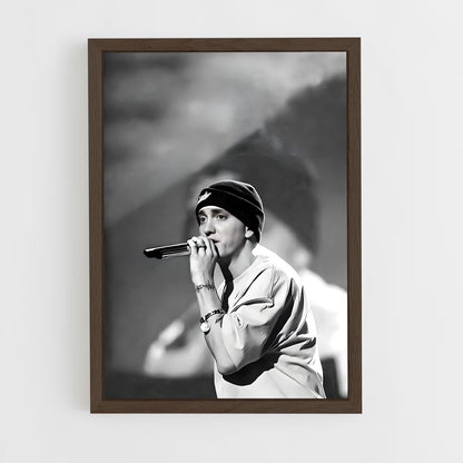 eminem-9 cadre Bois foncé
