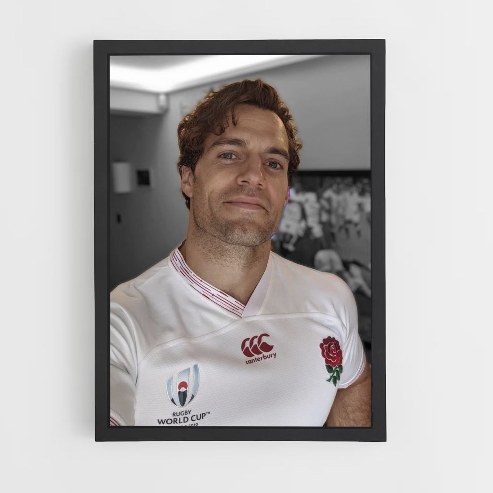 Poster Henry Cavill England Rugby