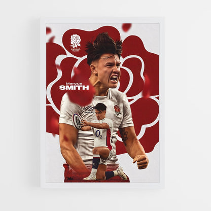 england-rugby-3 cadre Blanc