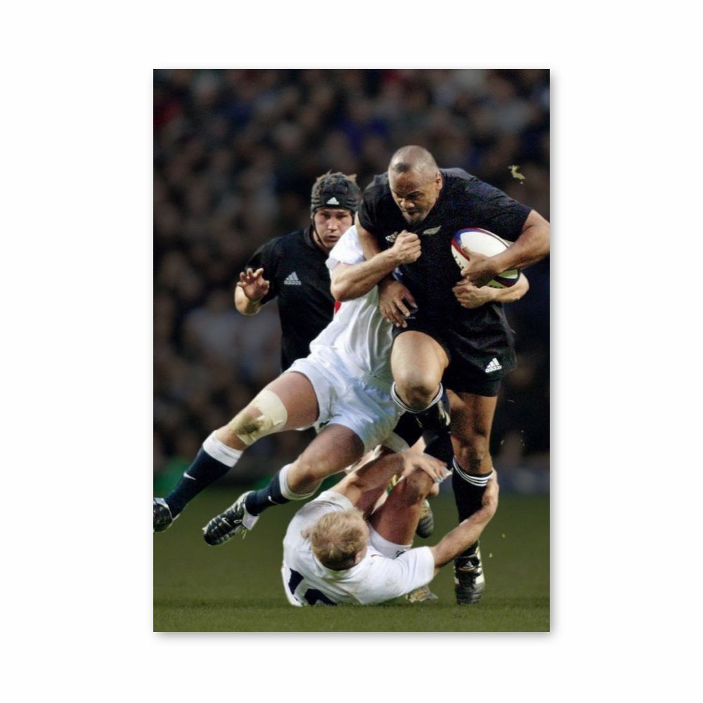 Poster Engeland Rugby Tackle