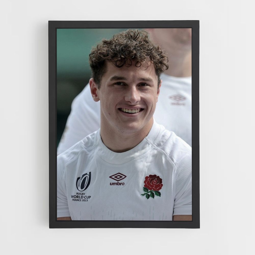 England Rugby Portrait Poster