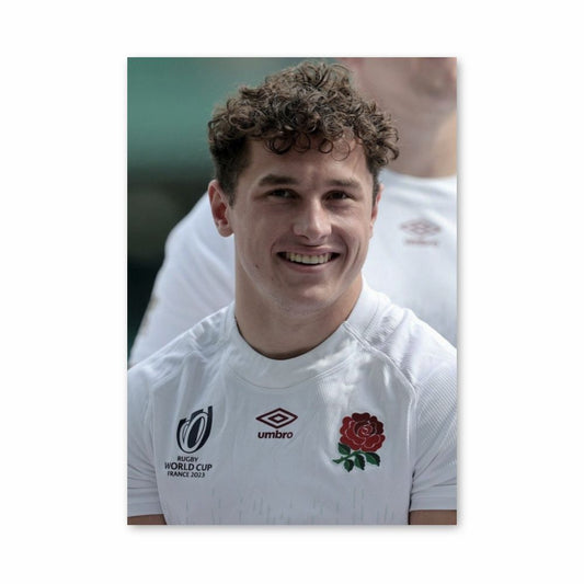 England Rugby Portrait Poster