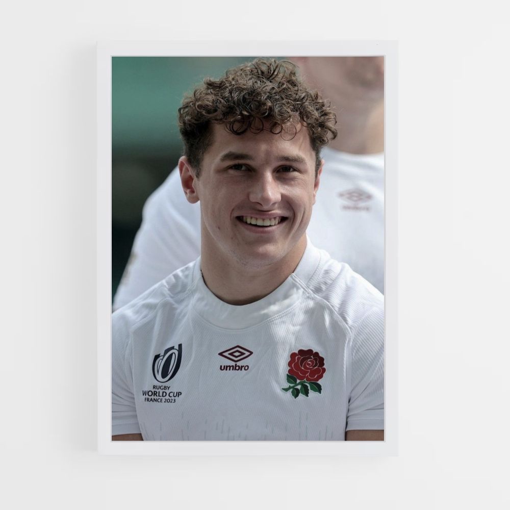 England Rugby Portrait Poster