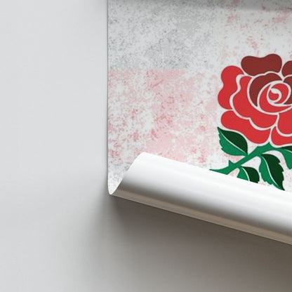 Engeland Rugby Logo Poster