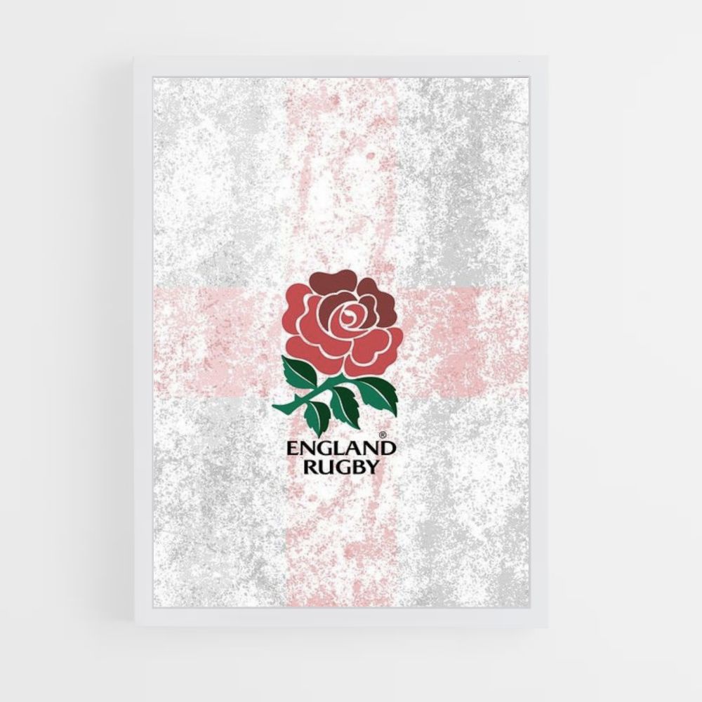 England Rugby Logo Poster