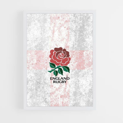 Engeland Rugby Logo Poster