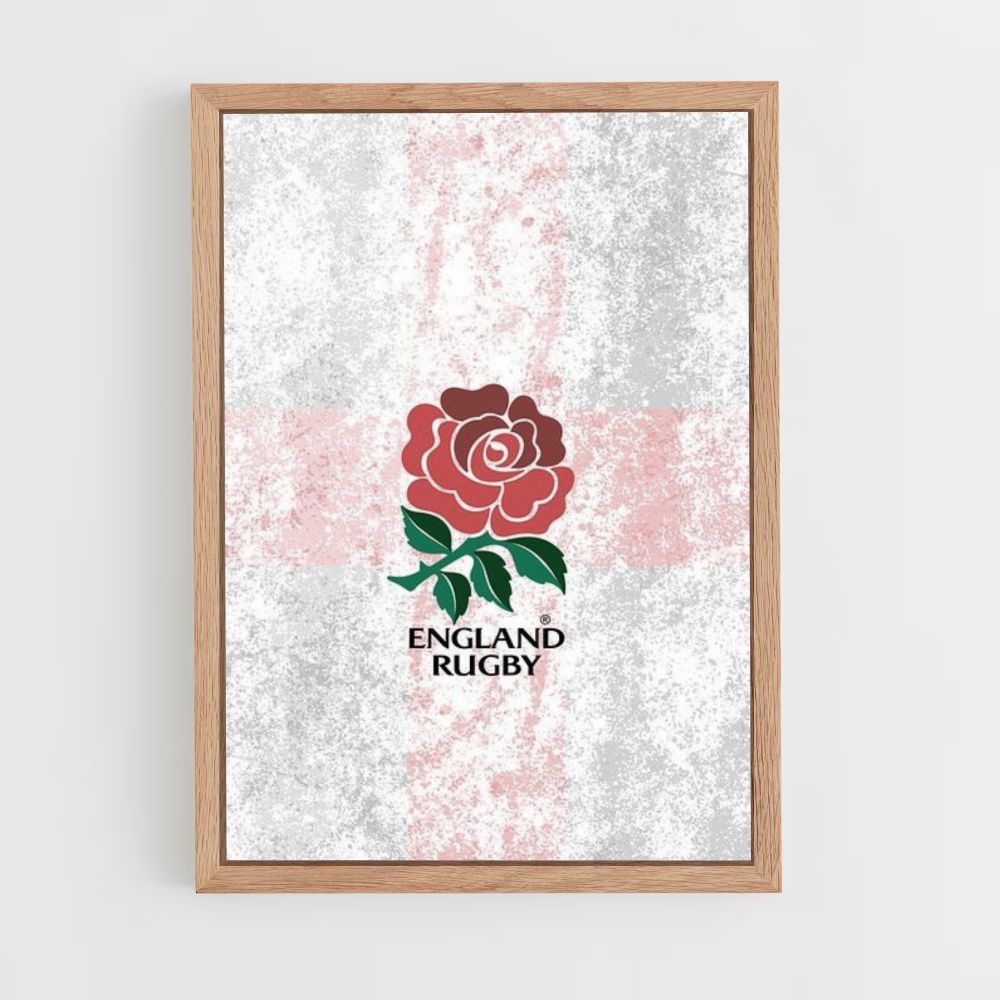 Engeland Rugby Logo Poster