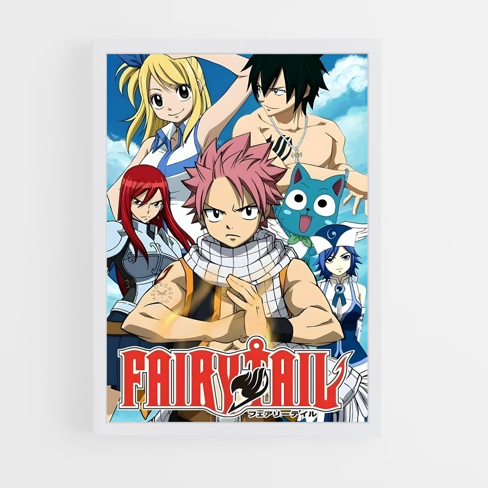 fairy-tail-3 cadre Blanc