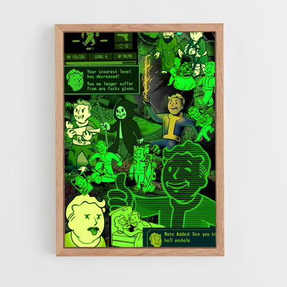 fallout-11 cadre Bois clair