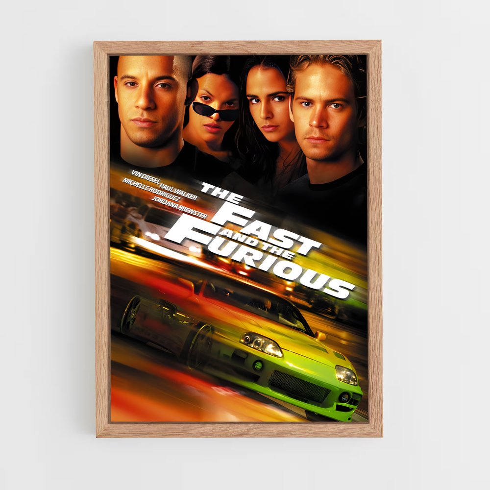 fast-and-furious-10 cadre Bois clair