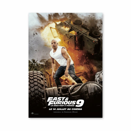 Poster Fast and furious Explosion