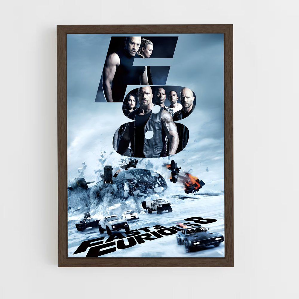 fast-and-furious-16 cadre Bois foncé