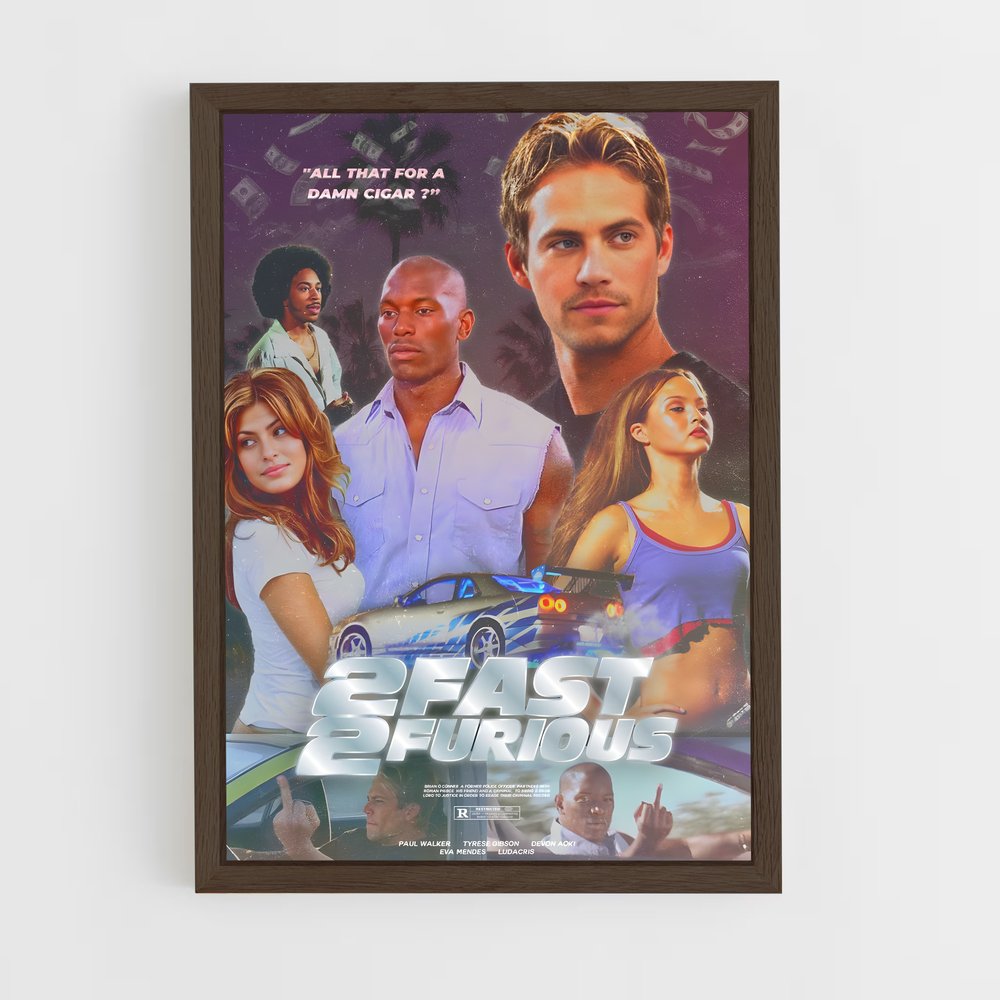 fast-and-furious-20 cadre Bois foncé