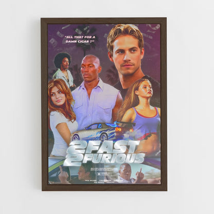 fast-and-furious-20 cadre Bois foncé