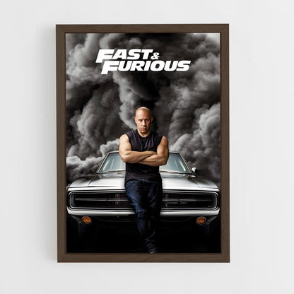 fast-and-furious-4 cadre Bois foncé
