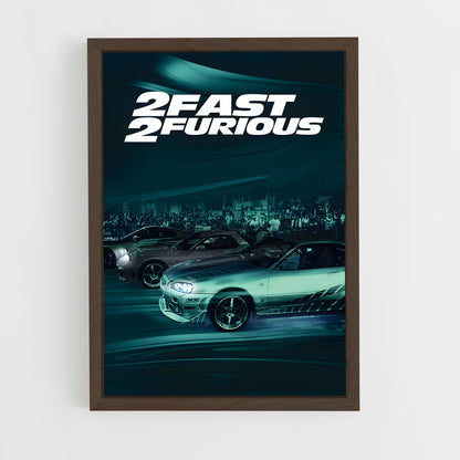 fast-and-furious-5 cadre Bois foncé