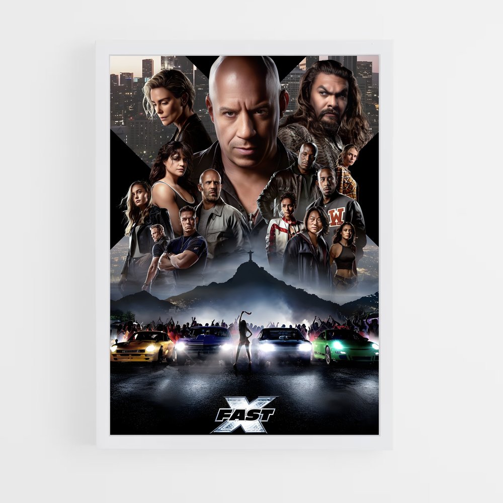 fast-and-furious-7 cadre Blanc