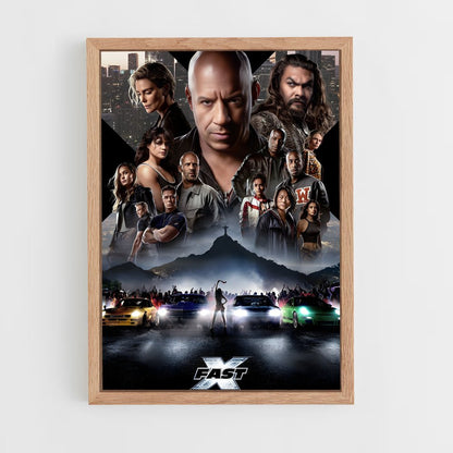 fast-and-furious-7 cadre Bois clair