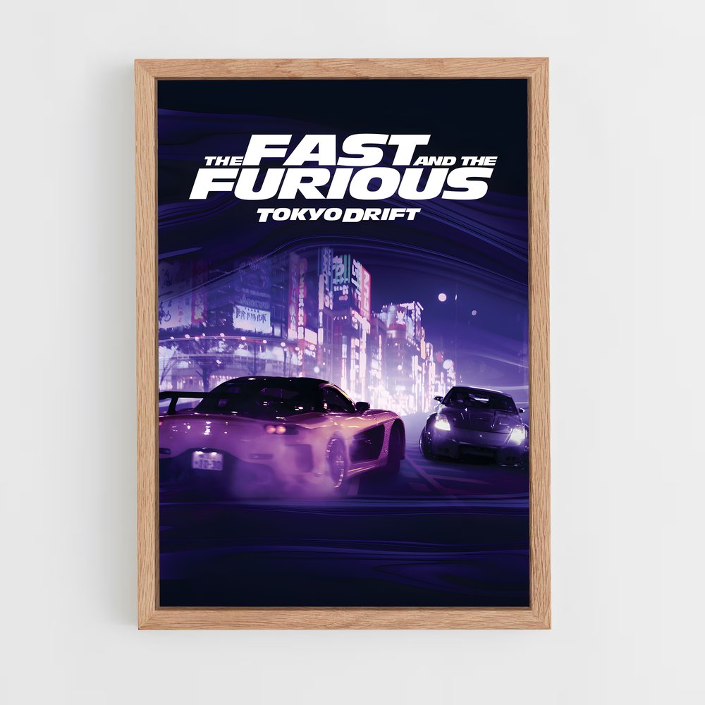 fast-and-furious-9 cadre Bois clair