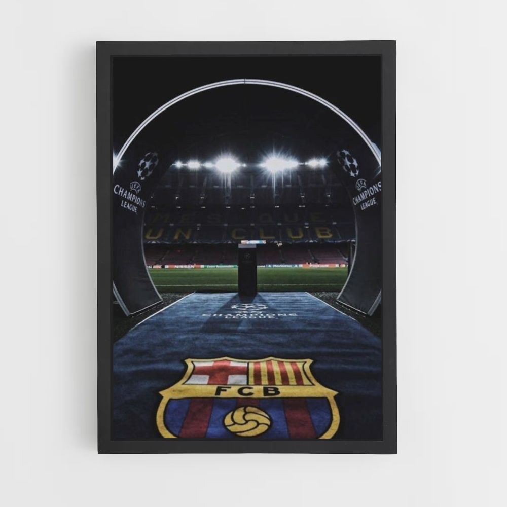 Poster FC Barcelona Champions League