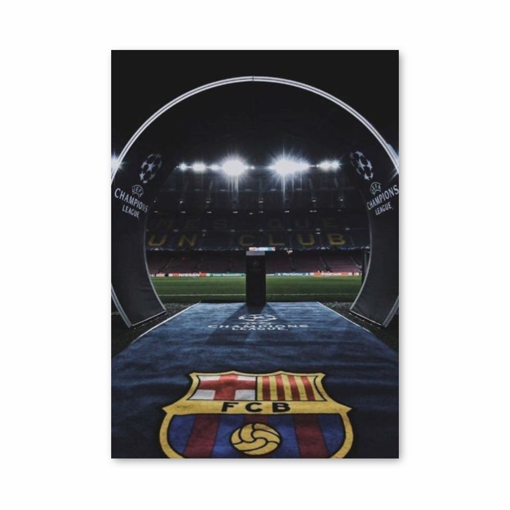 Poster FC Barcelona Champions League