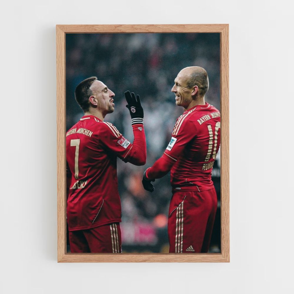 Bayern Munich Red Poster