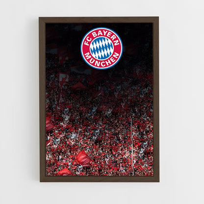 fc-bayern-munich-4 cadre Bois foncé