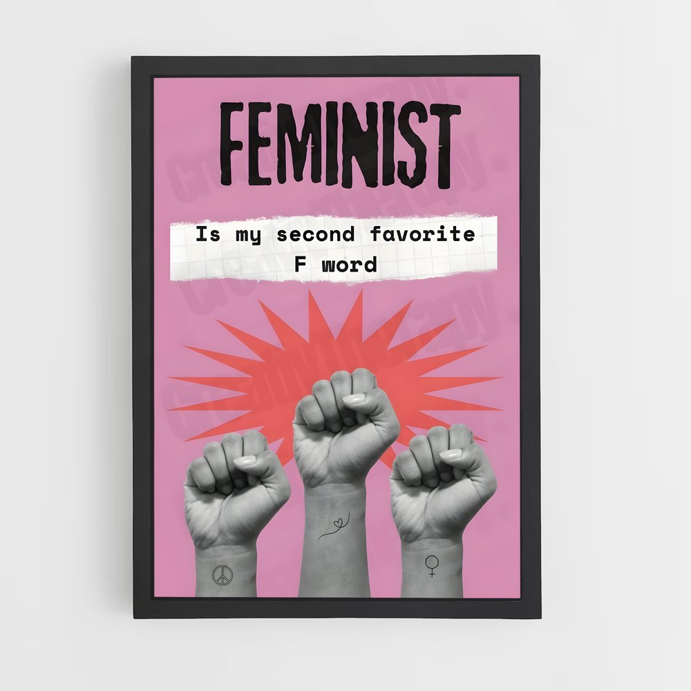feminist-10 cadre Noir