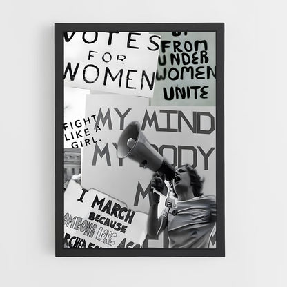 feminist-14 cadre Noir