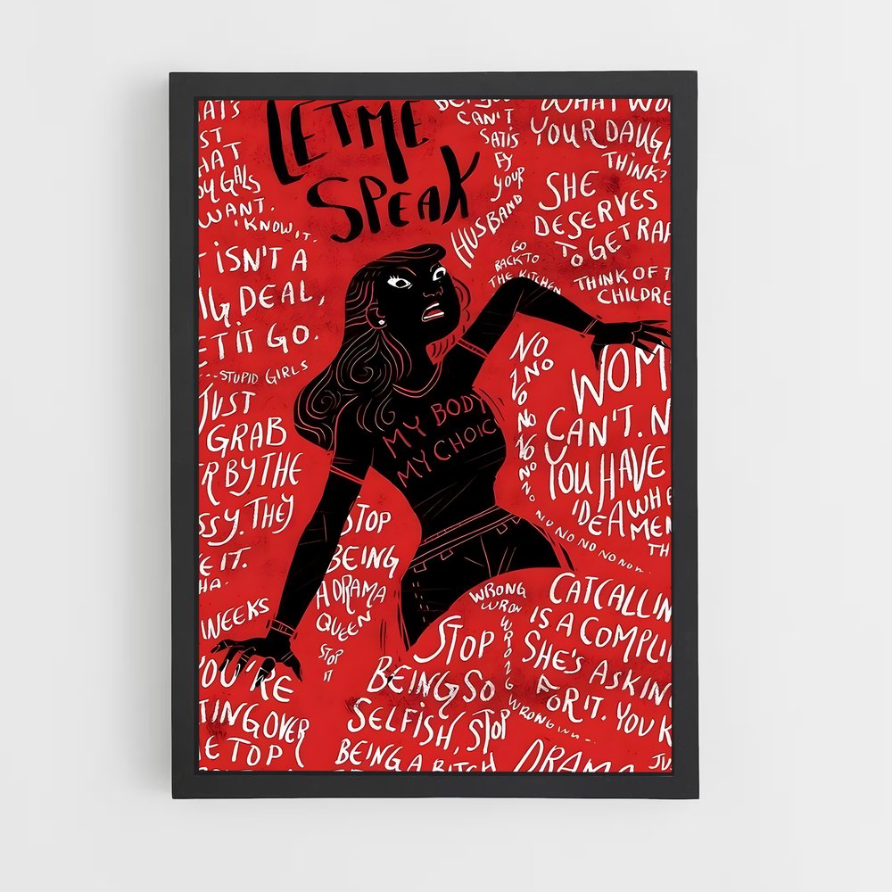 feminist-15 cadre Noir