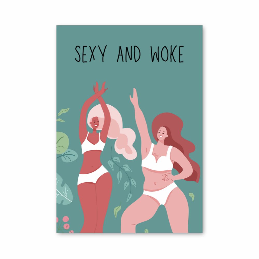 Poster Sexy and woke