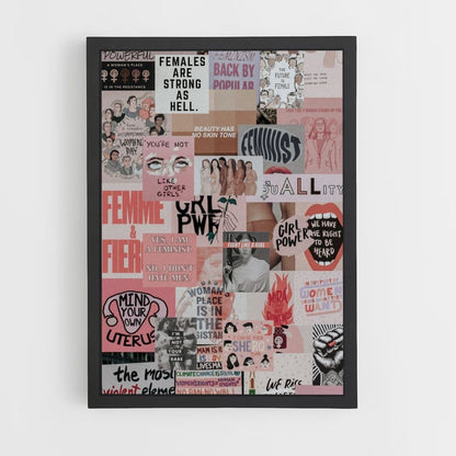 Feminist Collage Poster