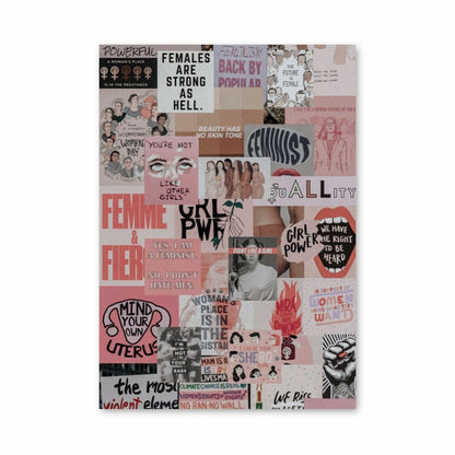 Feminist Collage Poster