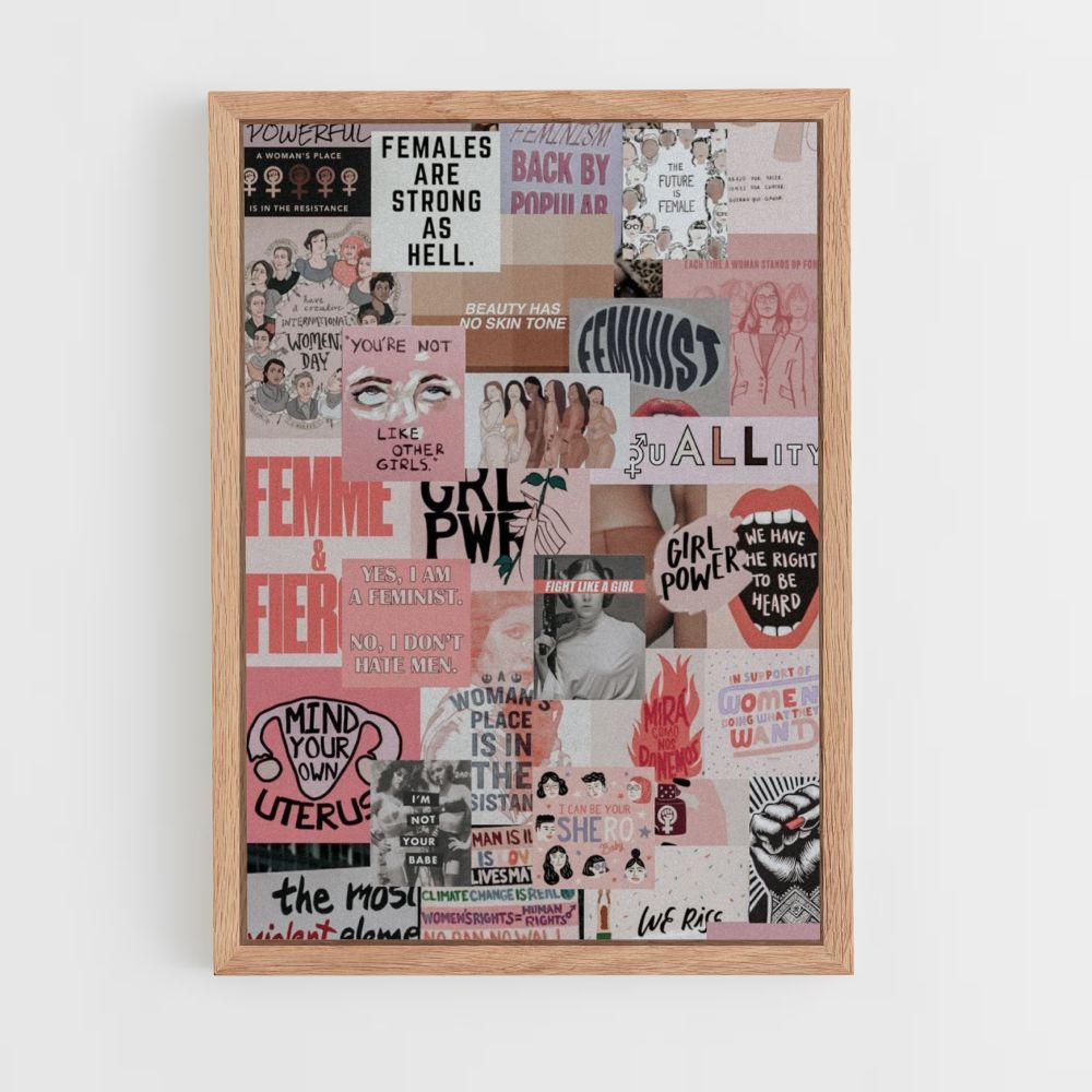 Feminist Collage Poster